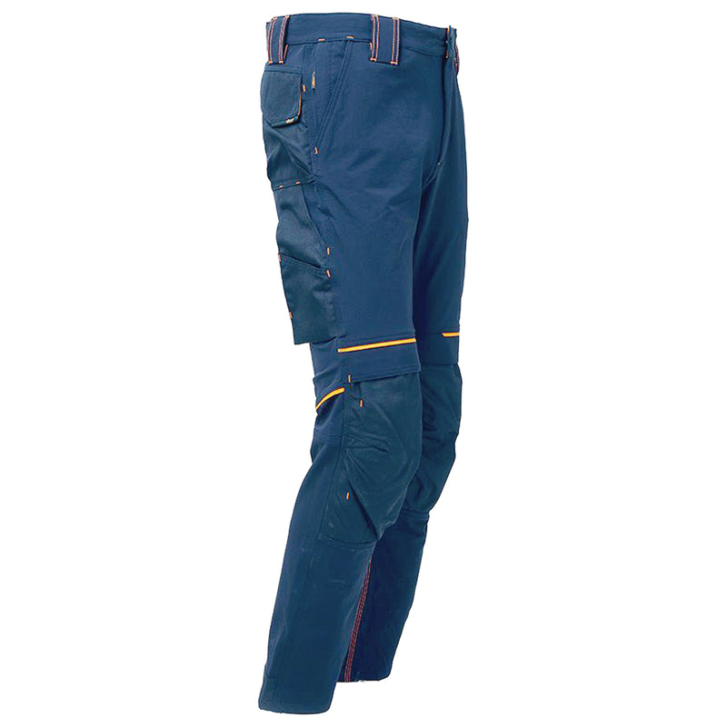 Arbeitshose | Nylon/Spandex | 4-Wege-Stretch | Kniepolstertaschen | wasserabweisend | 260 g/m² | EN ISO 13688 | U-Power Atom