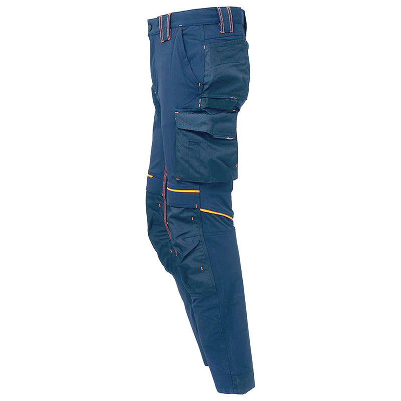 Arbeitshose | Nylon/Spandex | 4-Wege-Stretch | Kniepolstertaschen | wasserabweisend | 260 g/m² | EN ISO 13688 | U-Power Atom