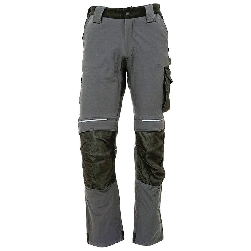 Arbeitshose | Nylon/Spandex | 4-Wege-Stretch | Kniepolstertaschen | wasserabweisend | 260 g/m² | EN ISO 13688 | U-Power Atom