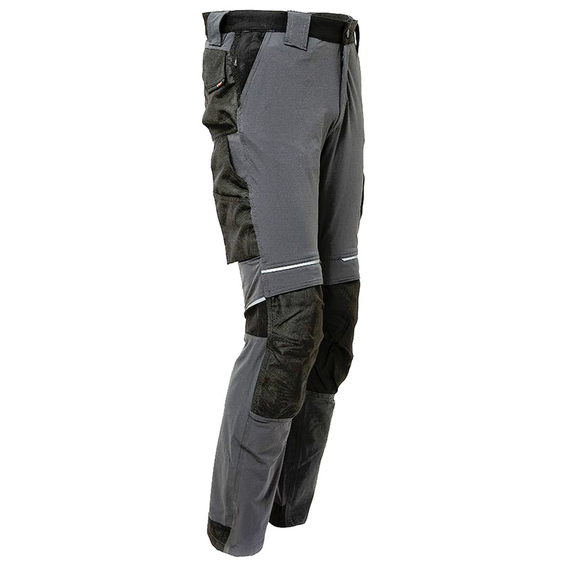 Arbeitshose | Nylon/Spandex | 4-Wege-Stretch | Kniepolstertaschen | wasserabweisend | 260 g/m² | EN ISO 13688 | U-Power Atom