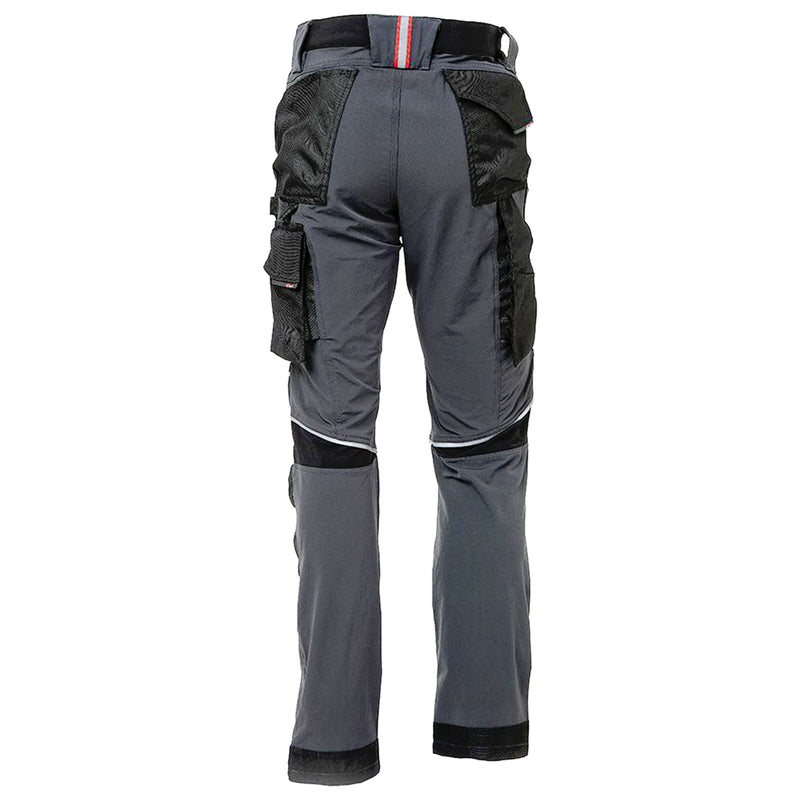 Arbeitshose | Nylon/Spandex | 4-Wege-Stretch | Kniepolstertaschen | wasserabweisend | 260 g/m² | EN ISO 13688 | U-Power Atom