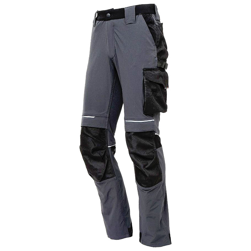 Arbeitshose | Nylon/Spandex | 4-Wege-Stretch | Kniepolstertaschen | wasserabweisend | 260 g/m² | EN ISO 13688 | U-Power Atom