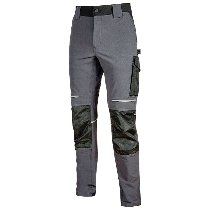 Arbeitshose | Nylon/Spandex | 4-Wege-Stretch | Kniepolstertaschen | wasserabweisend | 260 g/m² | EN ISO 13688 | U-Power Atom