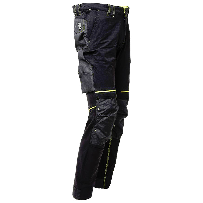 Arbeitshose | Nylon/Spandex | 4-Wege-Stretch | Kniepolstertaschen | wasserabweisend | 260 g/m² | EN ISO 13688 | U-Power Atom