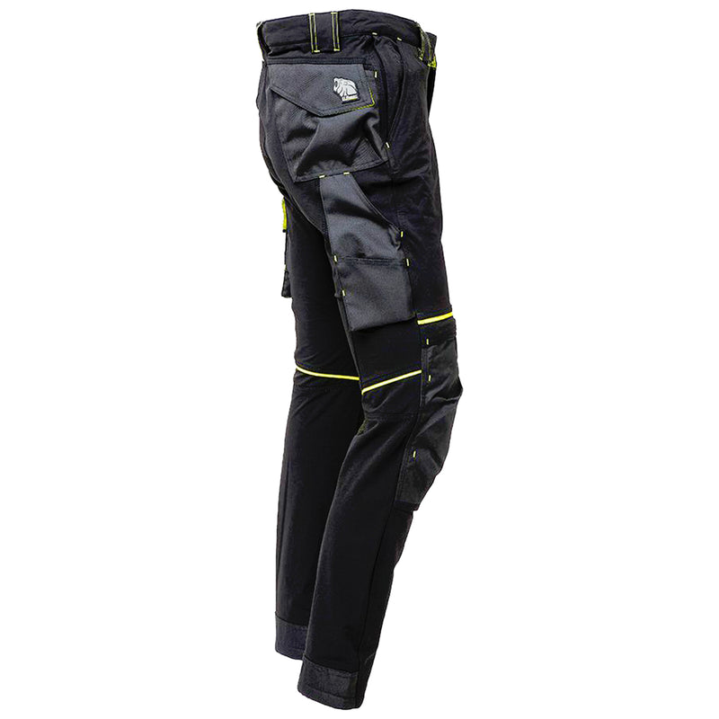 Arbeitshose | Nylon/Spandex | 4-Wege-Stretch | Kniepolstertaschen | wasserabweisend | 260 g/m² | EN ISO 13688 | U-Power Atom