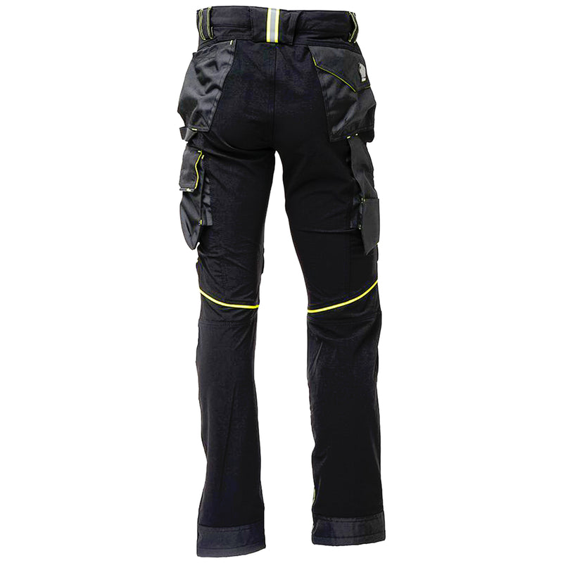 Arbeitshose | Nylon/Spandex | 4-Wege-Stretch | Kniepolstertaschen | wasserabweisend | 260 g/m² | EN ISO 13688 | U-Power Atom