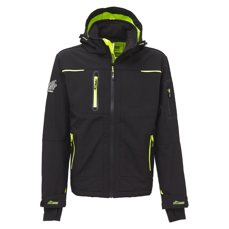 U-Power Space Softshelljacke, Black Carbon, Vorderansicht