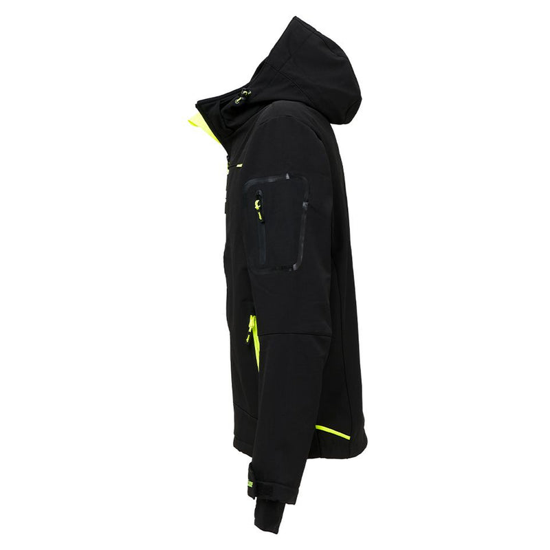 U-Power Space Softshelljacke, Black Carbon, Seitenansicht