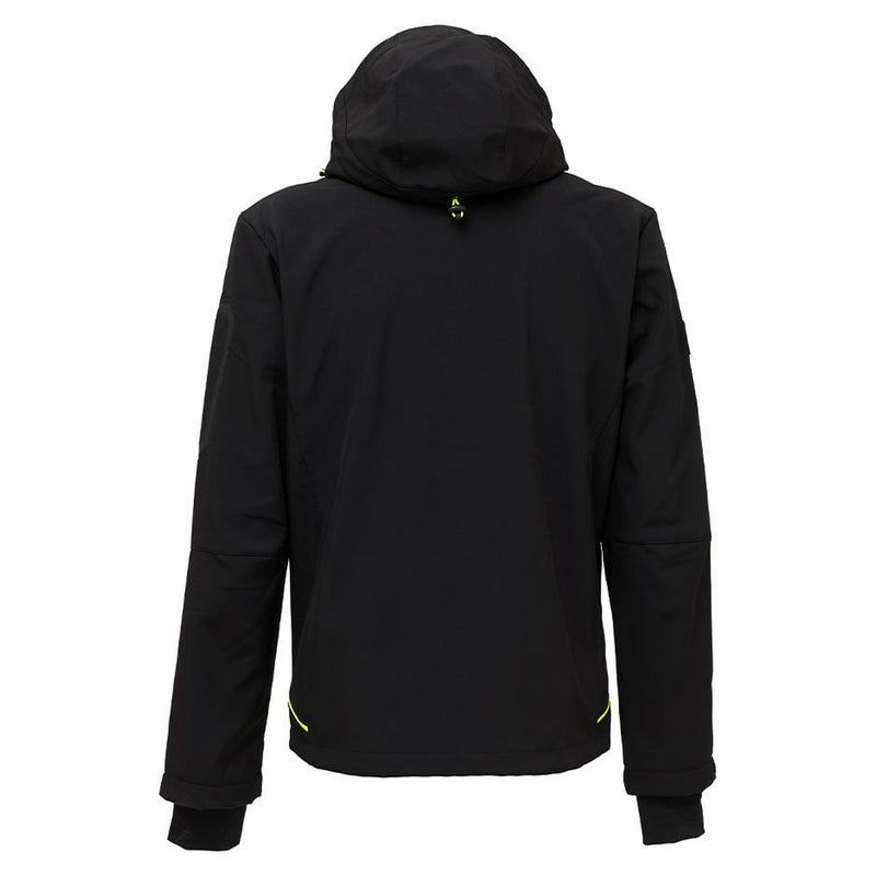 U-Power Space Softshelljacke, Black Carbon, Rückansicht