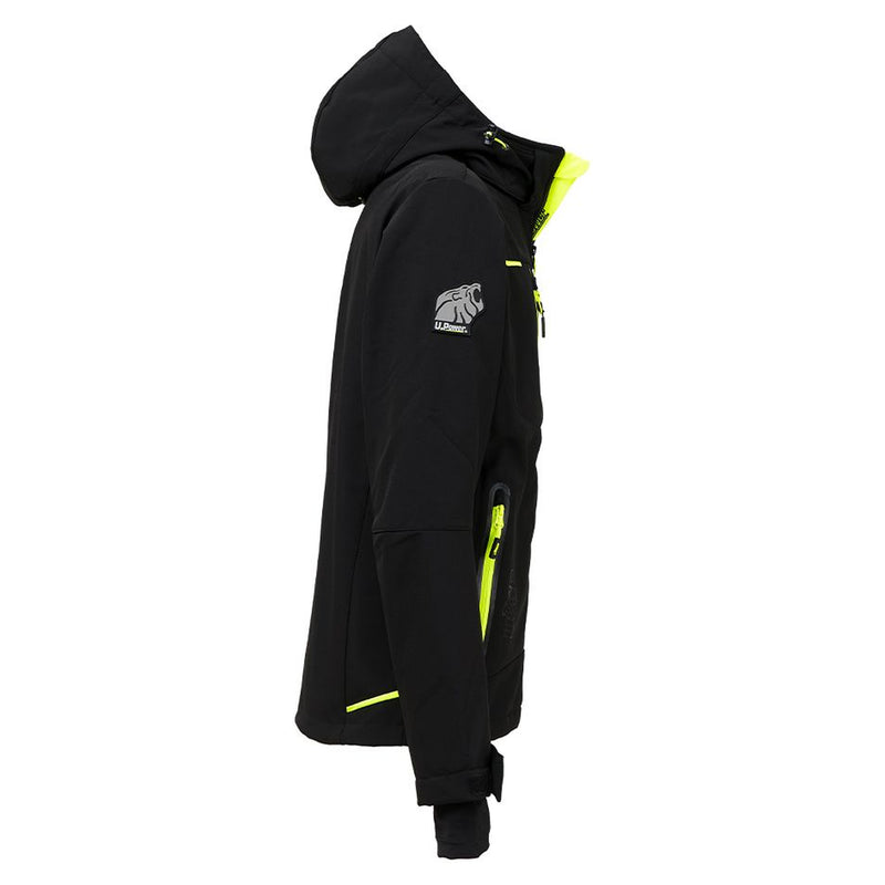 U-Power Space Softshelljacke, Black Carbon, gegenüberliegende Seitenansicht