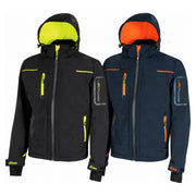 U-Power Space Softshelljacke, Black Carbon und Deep Blue, Variantenübersicht