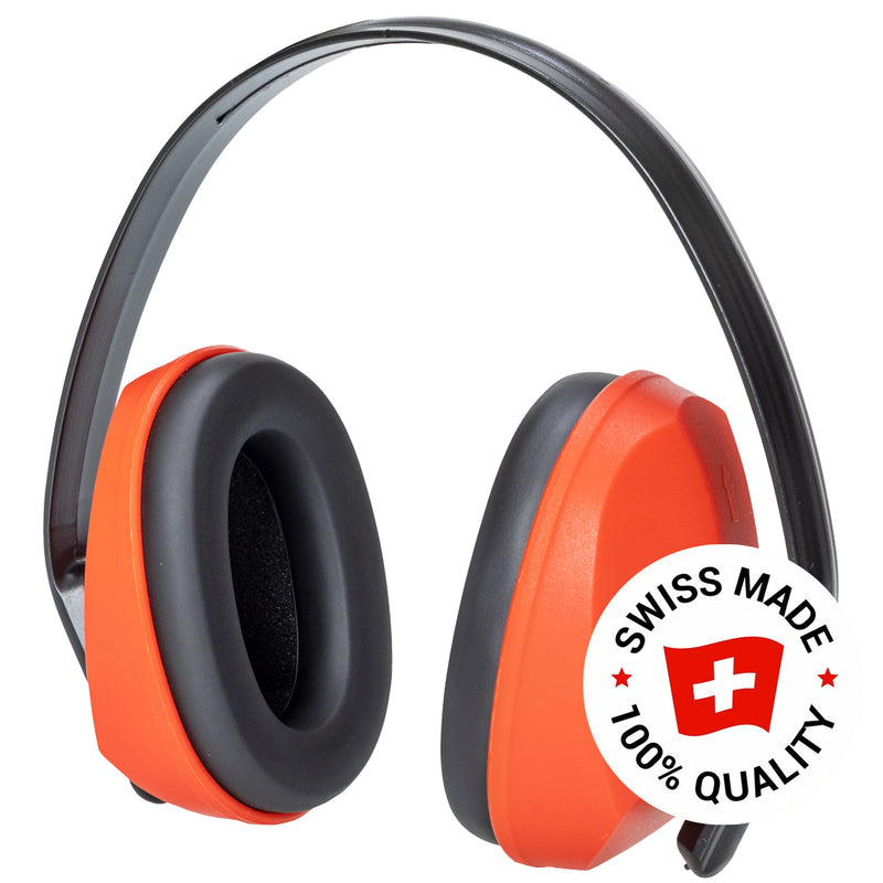 Kapselgehörschutz EM50 | SNR 26 | Kunststoff | verstellbarer Kopfbügel | Swiss Made | ARTILUX ARTON®