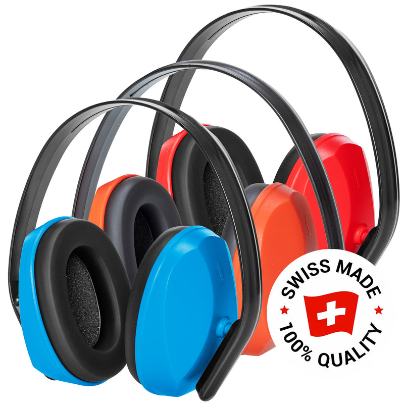 Kapselgehörschutz EM50 | SNR 26 | Kunststoff | verstellbarer Kopfbügel | Swiss Made | ARTILUX ARTON®