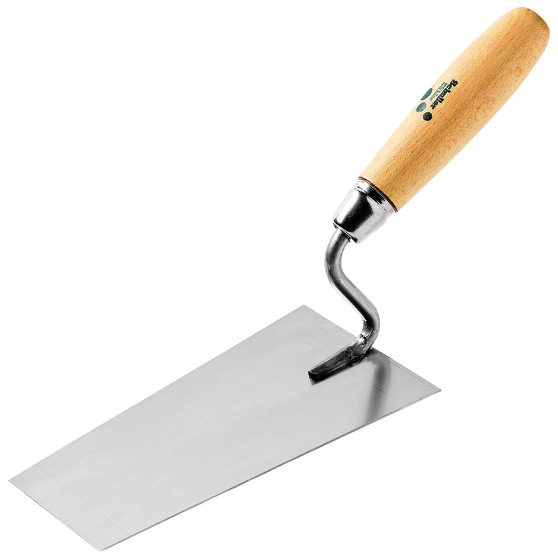 Maurerkelle Stan Edge | 16 - 18 cm | rostfreier Stahl | gewachster Holzgriff | Schuller Eh`klar