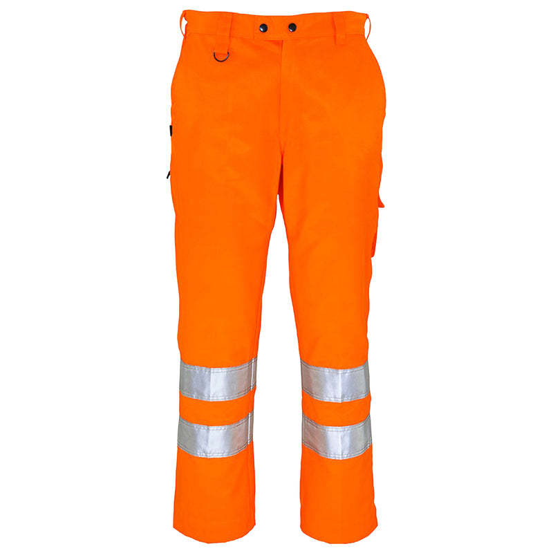 Warnschutz Bundhose | Klasse 2 | PE/Baumwolle | strapazierfähiges Beaver-Gewebe | 310 g/m² | Bormio Safety Strada