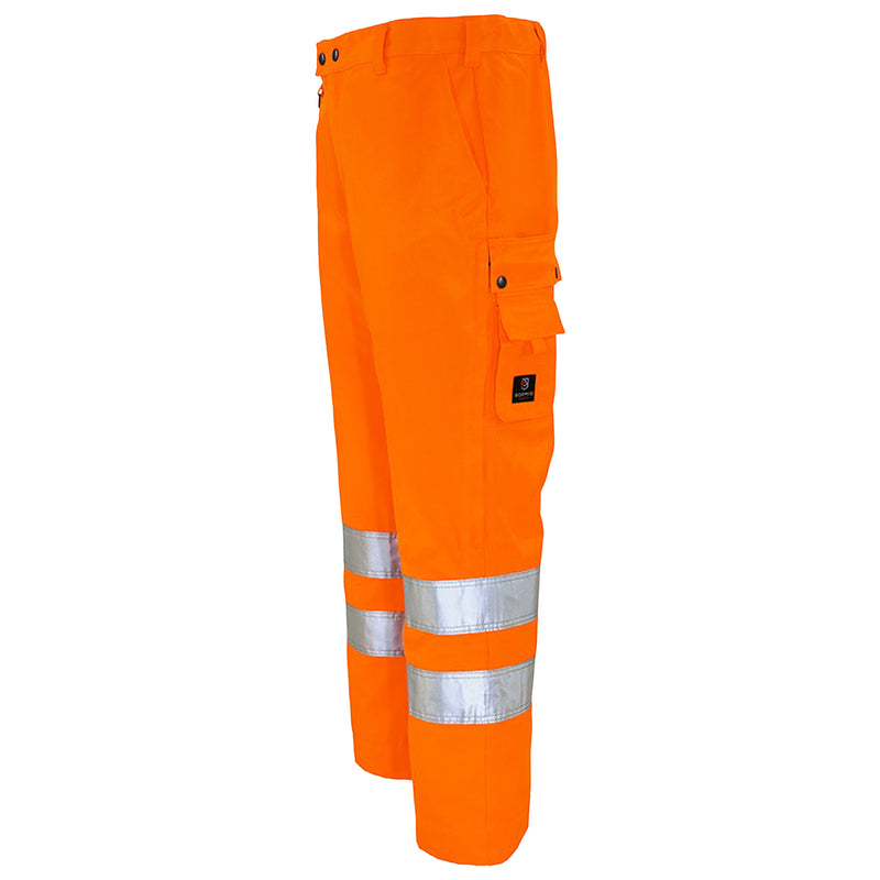 Warnschutz Bundhose | Klasse 2 | PE/Baumwolle | strapazierfähiges Beaver-Gewebe | 310 g/m² | Bormio Safety Strada