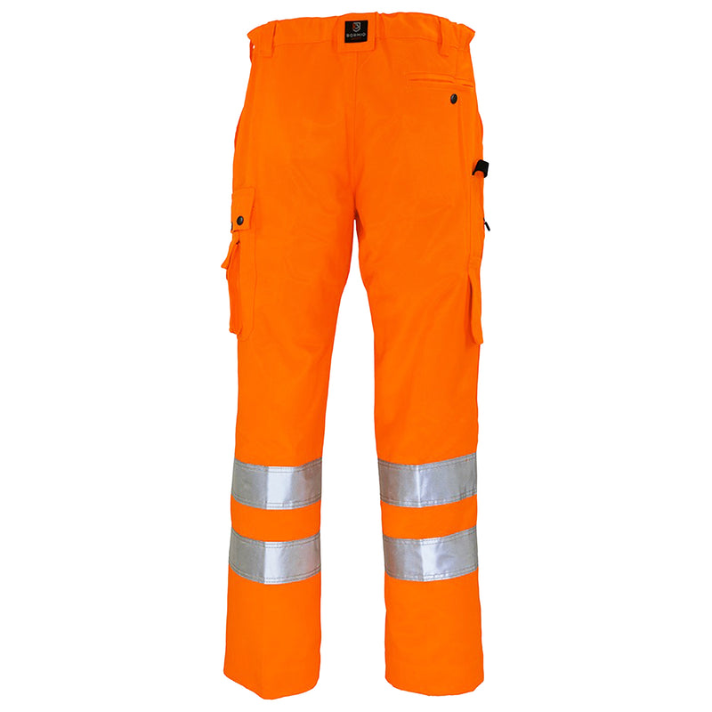 Warnschutz Bundhose | Klasse 2 | PE/Baumwolle | strapazierfähiges Beaver-Gewebe | 310 g/m² | Bormio Safety Strada
