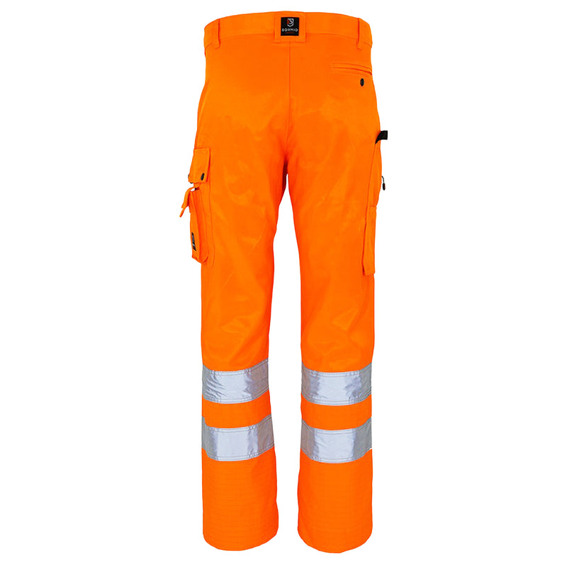 Warnschutz Bundhose | Klasse 2 | PE/Baumwolle | Beaver-Gewebe | AS-Foremam-Flamestop | 310 g/m² | Bormio Safety Binario