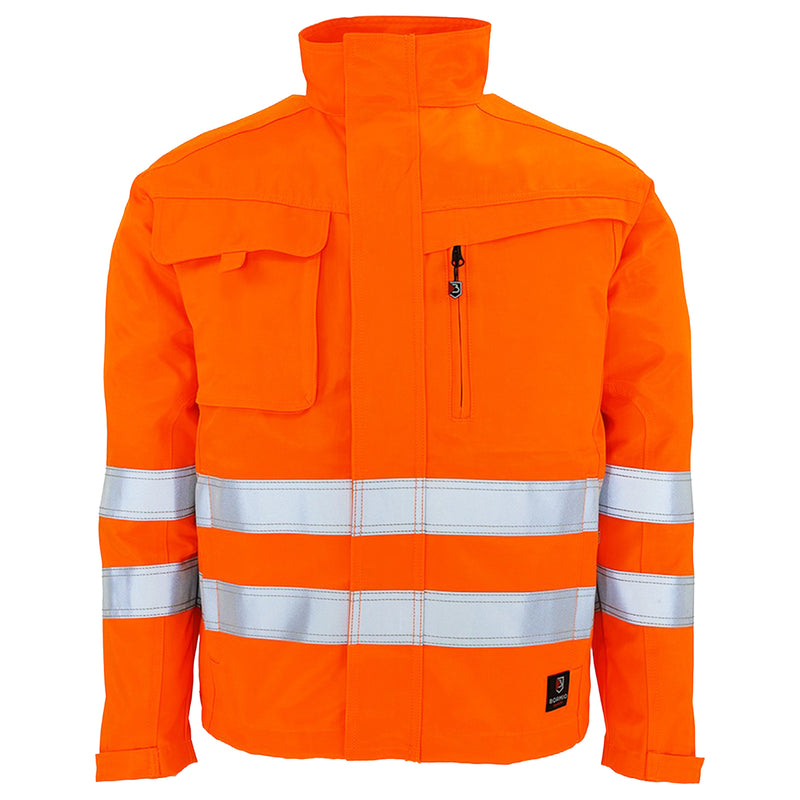 Warnschutz Jacke | Klasse 3 | PE/Baumwolle | strapazierfähiges Beaver-Gewebe | 310 g/m² | Bormio Safety Strada