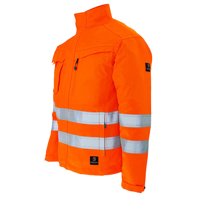 Warnschutz Jacke | Klasse 3 | PE/Baumwolle | strapazierfähiges Beaver-Gewebe | 310 g/m² | Bormio Safety Strada