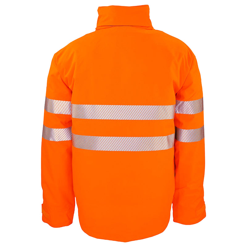Warnschutz Thermo-Regenjacke | Klasse 3 | 19’000 mm WS | PE | herausnehmbares Stepp-Innenfutter | wasserdicht | 210 g/m² | Bormio Safety Ruchi