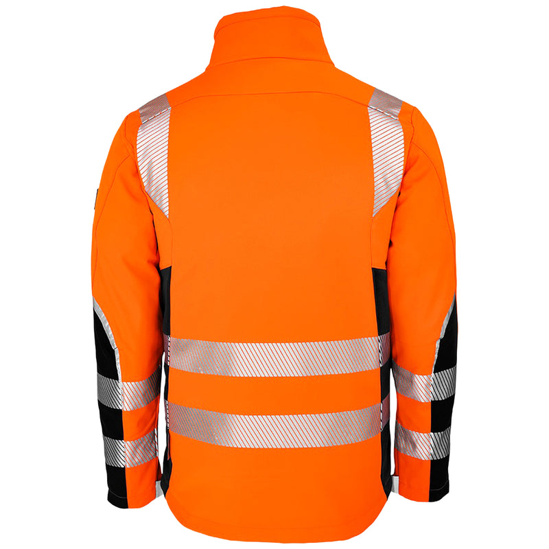 Warnschutz Jacke | Klasse 3 | PE | Softshell | winddicht, strapazierfähig & hochelastisch | 310 g/m² | Bormio Safety Dom
