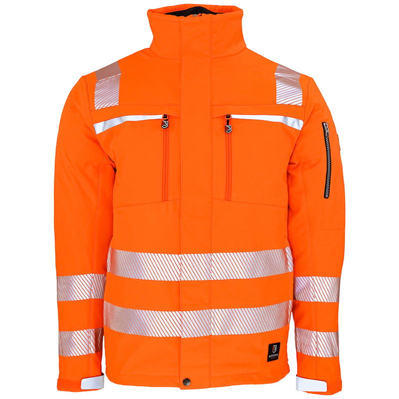 Warnschutz Jacke | Klasse 3 | PE | Softshell | winddicht, strapazierfähig & hochelastisch | 310 g/m² | Bormio Safety Dom