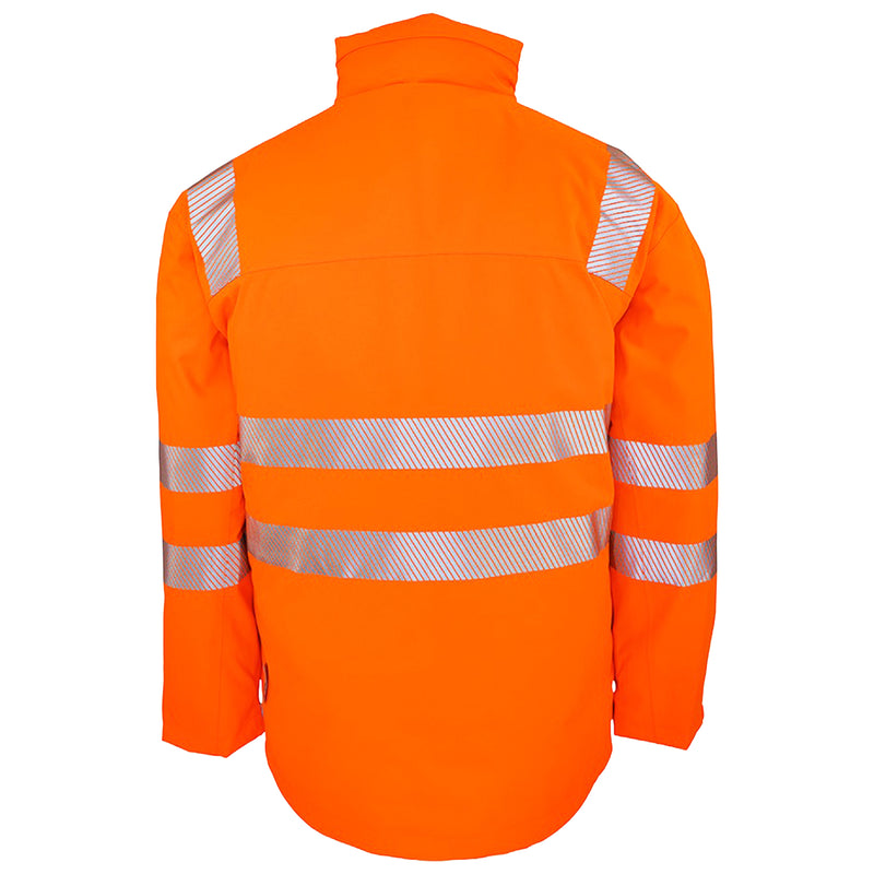 Warnschutz Regenjacke | Klasse 3 | 19’000 mm WS | PE | atmungsaktiv & wasserdicht | 210 g/m² | Bormio Safety Speer