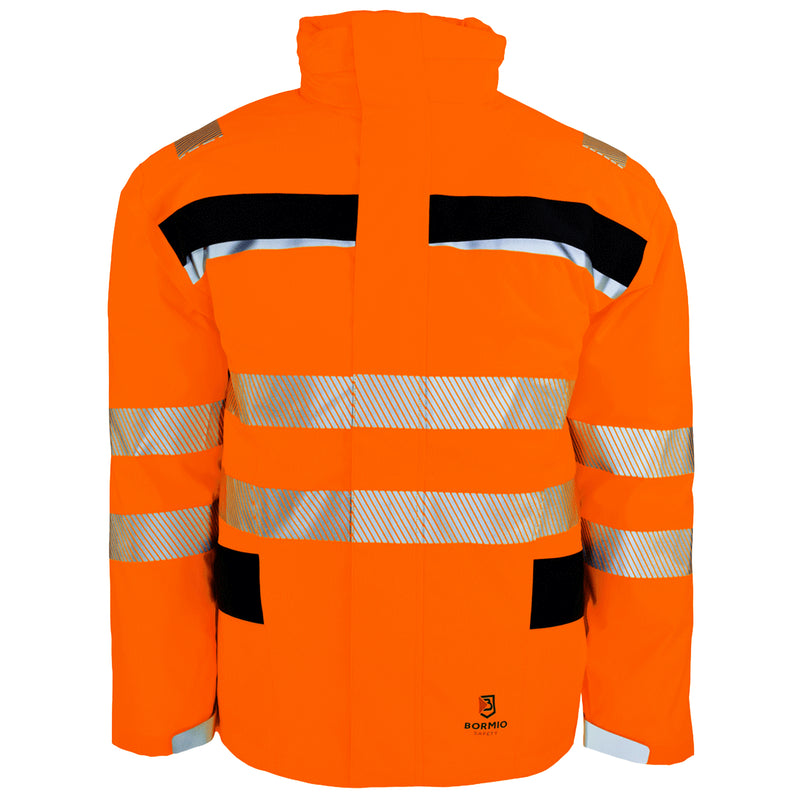 Warnschutz Regenjacke | Klasse 3 | 19’000 mm WS | PE | atmungsaktiv & wasserdicht | 210 g/m² | Bormio Safety Speer