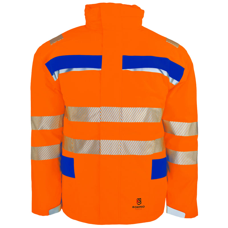 Warnschutz Regenjacke | Klasse 3 | 19’000 mm WS | PE | atmungsaktiv & wasserdicht | 210 g/m² | Bormio Safety Speer