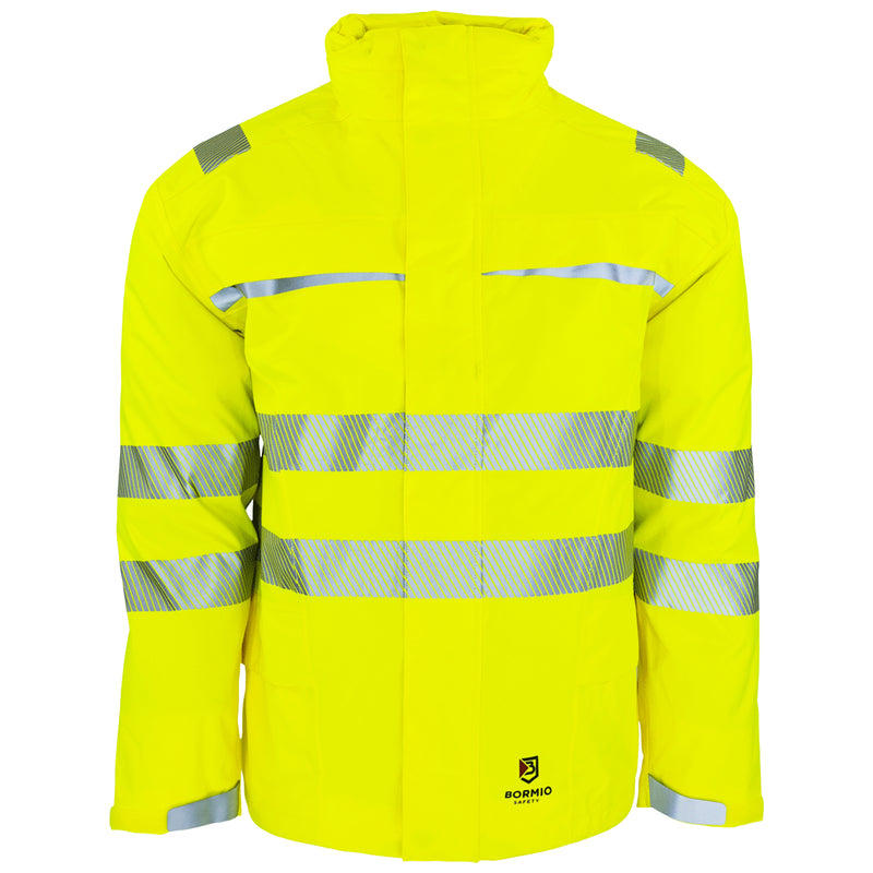 Warnschutz Regenjacke | Klasse 3 | 19’000 mm WS | PE | atmungsaktiv & wasserdicht | 210 g/m² | Bormio Safety Speer