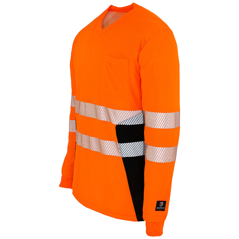 Warnschutz Langarmshirt | Klasse 2 | PE/Bambus | kühlend & geruchshemmend | 190 g/m² | Bormio Safety Irchel
