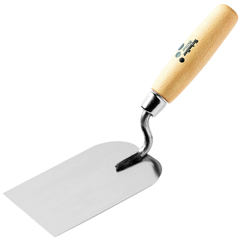 Gipserkelle Stan Stucco | 5 - 12 cm | rostfreier Stahl | gewachster Holzgriff | Schuller Eh`klar