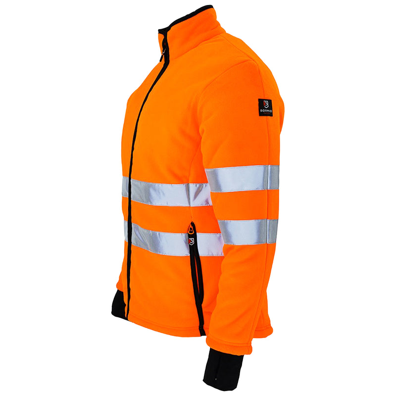 Warnschutz Jacke | Klasse 2 | PE | zweilagiges Fleece | wärmeisolierend | 400 g/m² | Bormio Safety Chasseral