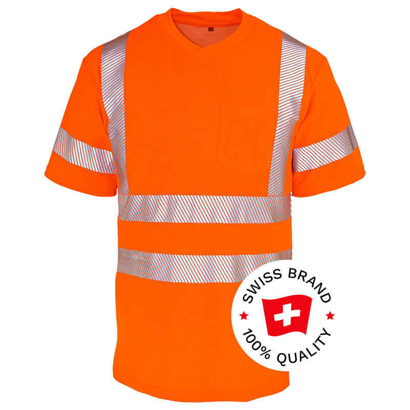 Warnschutz T-Shirt | Klasse 2 | PE/Bambus | kühlend & geruchshemmend | 190 g/m² | Bormio Safety Badus