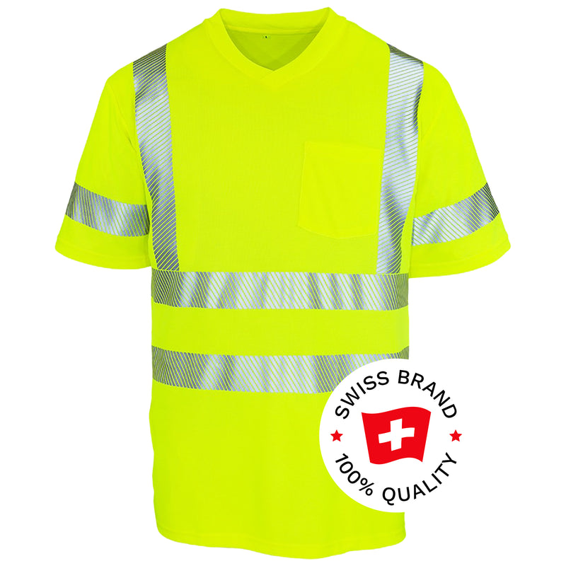 Warnschutz T-Shirt | Klasse 2 | PE/Bambus | kühlend & geruchshemmend | 190 g/m² | Bormio Safety Badus