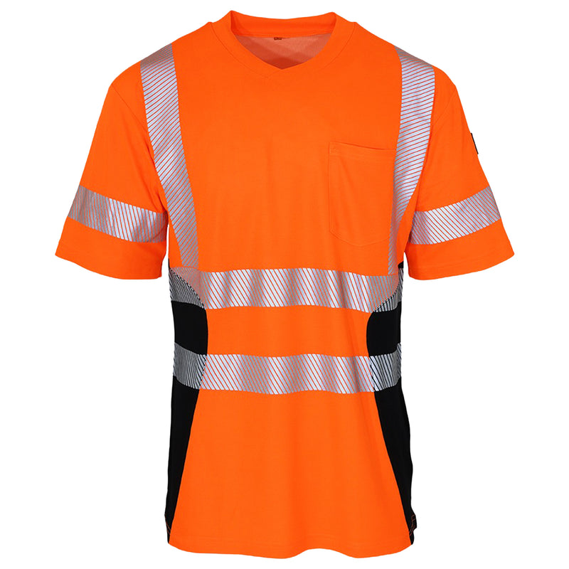 Warnschutz T-Shirt | Klasse 2 | PE/Bambus | kühlend & geruchshemmend | 190 g/m² | Bormio Safety Badus