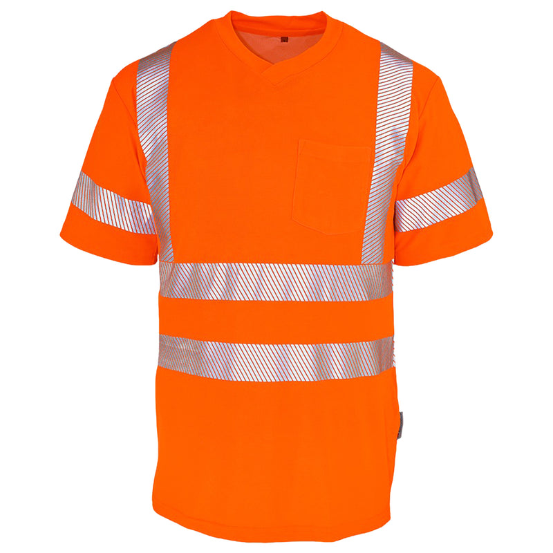 Warnschutz T-Shirt | Klasse 2 | PE/Bambus | kühlend & geruchshemmend | 190 g/m² | Bormio Safety Badus