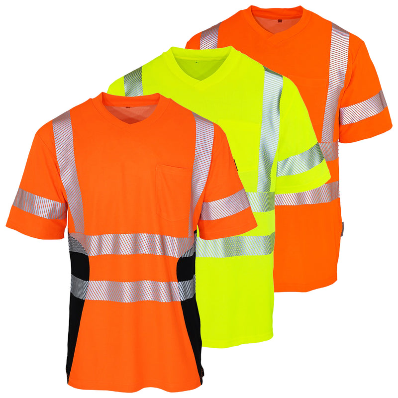 Warnschutz T-Shirt | Klasse 2 | PE/Bambus | kühlend & geruchshemmend | 190 g/m² | Bormio Safety Badus