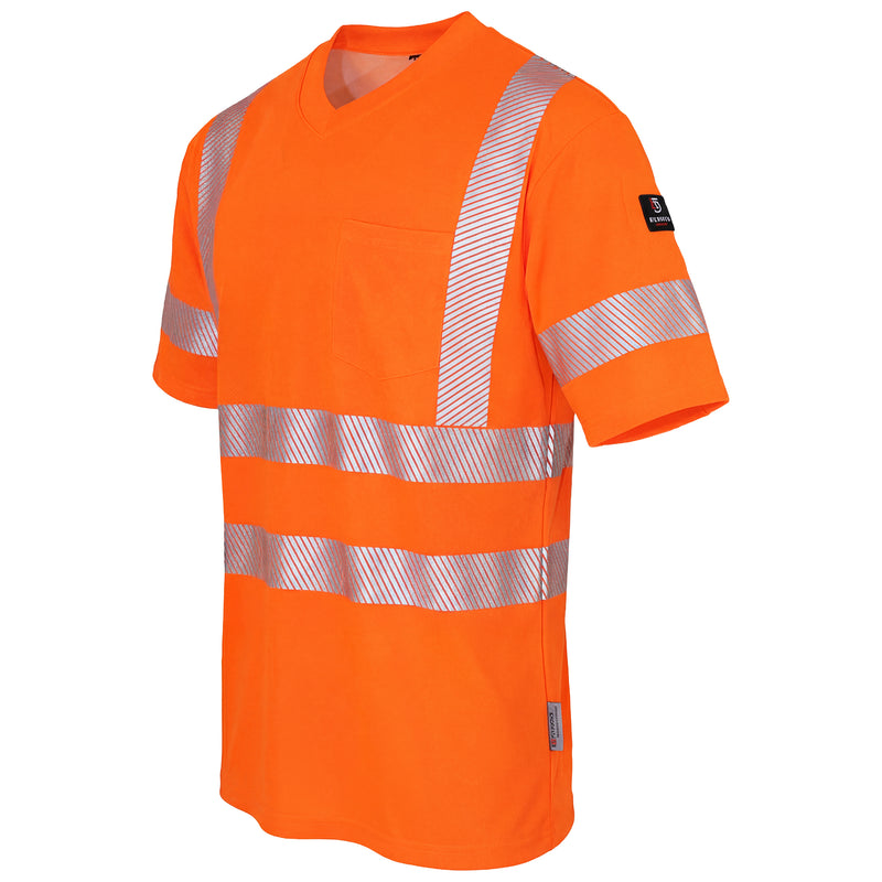 Warnschutz T-Shirt | Klasse 2 | PE/Bambus | kühlend & geruchshemmend | 190 g/m² | Bormio Safety Badus