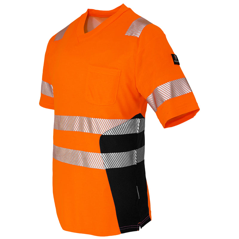 Warnschutz T-Shirt | Klasse 2 | PE/Bambus | kühlend & geruchshemmend | 190 g/m² | Bormio Safety Grand