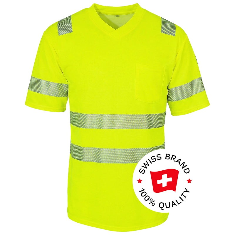 Warnschutz T-Shirt | Klasse 2 | PE/Bambus | kühlend & geruchshemmend | 190 g/m² | Bormio Safety Grand