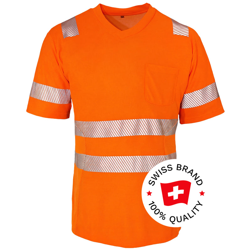 Warnschutz T-Shirt | Klasse 2 | PE/Bambus | kühlend & geruchshemmend | 190 g/m² | Bormio Safety Grand