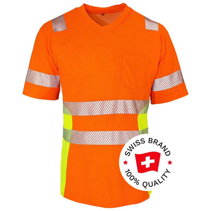Warnschutz T-Shirt | Klasse 2 | PE/Bambus | kühlend & geruchshemmend | 190 g/m² | Bormio Safety Grand