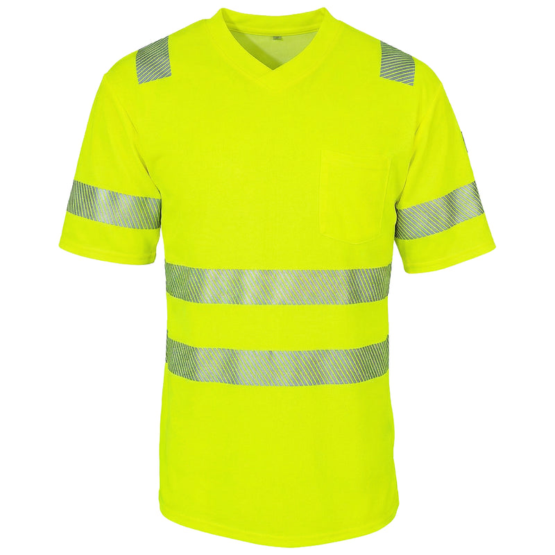 Warnschutz T-Shirt | Klasse 2 | PE/Bambus | kühlend & geruchshemmend | 190 g/m² | Bormio Safety Grand