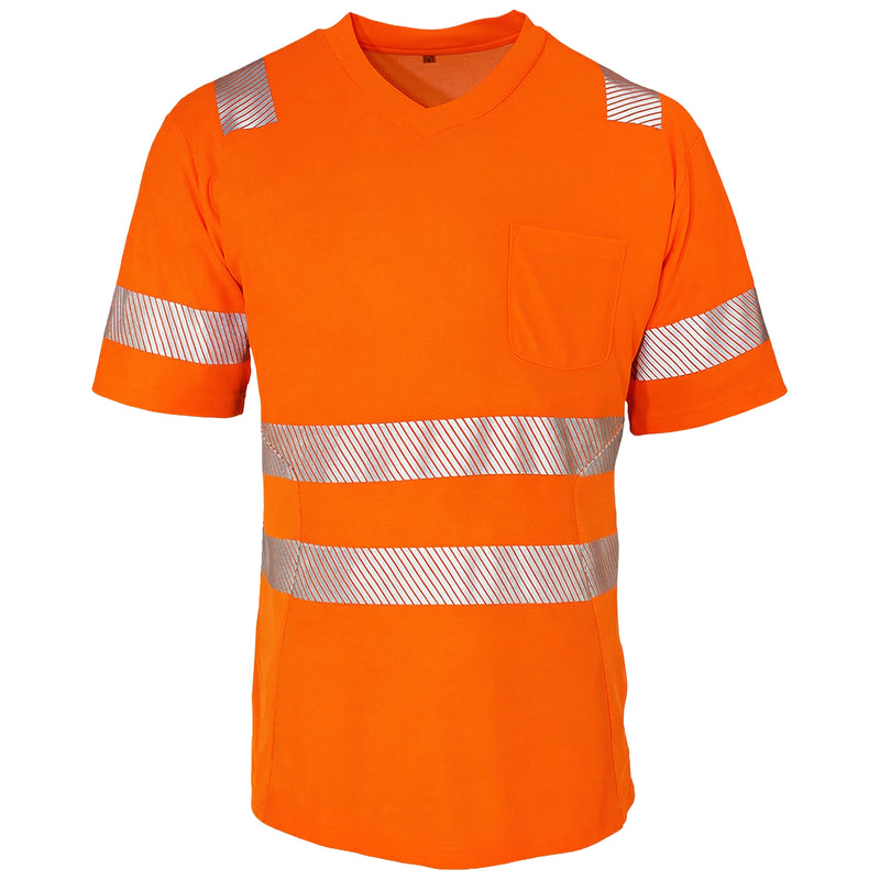 Warnschutz T-Shirt | Klasse 2 | PE/Bambus | kühlend & geruchshemmend | 190 g/m² | Bormio Safety Grand