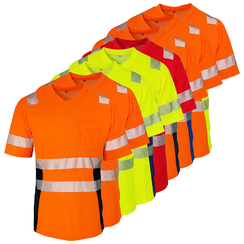 Warnschutz T-Shirt | Klasse 2 | PE/Bambus | kühlend & geruchshemmend | 190 g/m² | Bormio Safety Grand