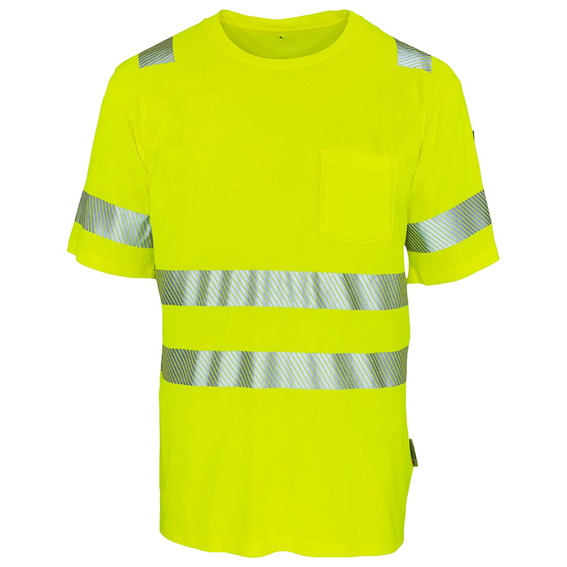 Warnschutz T-Shirt | Klasse 2 | PE/Bambus | kühlend & geruchshemmend | 190 g/m² | Bormio Safety Rubli