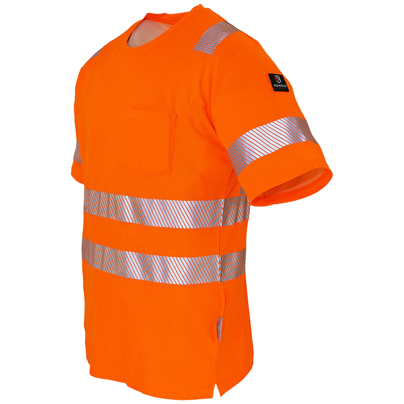 Warnschutz T-Shirt | Klasse 2 | PE/Bambus | kühlend & geruchshemmend | 190 g/m² | Bormio Safety Rubli