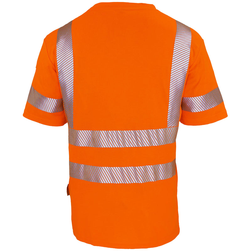 Warnschutz T-Shirt | Klasse 2 | PE/Bambus | kühlend & geruchshemmend | 190 g/m² | Bormio Safety Rubli